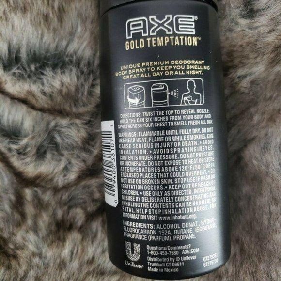 AXE Deodorant Bodyspray Gold Temptation 4 oz. - Picture 5 of 8